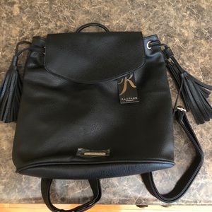 Black Tassel Backpack